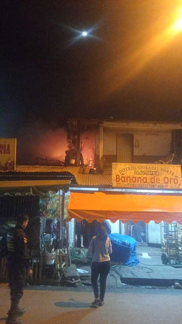 Un incendio en Villarrica, y aprehensión de una mujer por supuesto intento de coacción sexual informó la policía