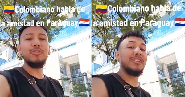 La Nación / “Si conocí el valor de la amistad, lo conocí en Paraguay”, reveló un colombiano