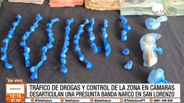 Desarticulan una presunta banda narco en San Lorenzo