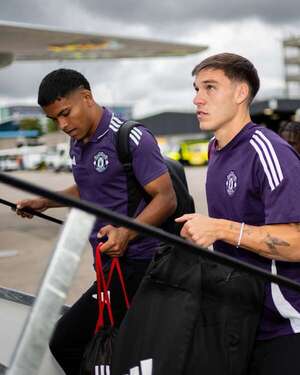 La creciente conexión entre Ugarte y Diego León en el Manchester United - Fútbol de la Premier League - ABC Color