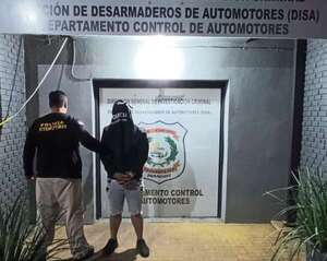 Detenido con vehículo robado  - Policiales - ABC Color