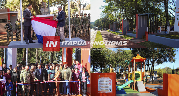 MAYOR OTAÑO INAUGURA RENOVADA PLAZA DE LOS HÉROES