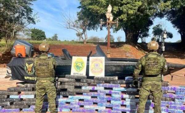 Incautan más de 900 kilos de marihuana en el Lago de Itaipú