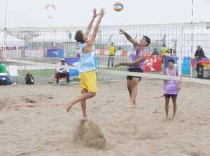 Arranque triunfal de Paraguay en el Sudamericano de vóley playa en Lima - Polideportivo - ABC Color
