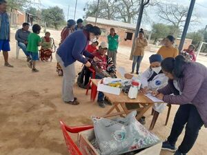 Equipo de USF Arcoíris realizó una jornada de atención en Boquerón