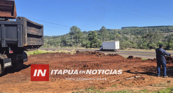 IMPORTANTE OBRA VIAL EN MARCHA EN LA COMPAÑÍA PICADA BOCA DE TRINIDAD