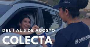Diario HOY | Bomberos voluntarios de Caacupé realizan colecta nacional