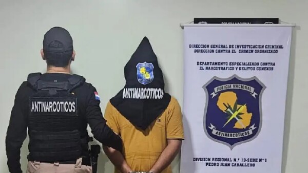 Detienen a joven con drogas y armas en Pedro Juan Caballero