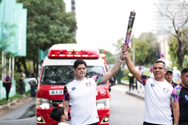 La antorcha del Panamericano Junior Asu 2025 ilumina la "Madre de Ciudades" - La Tribuna