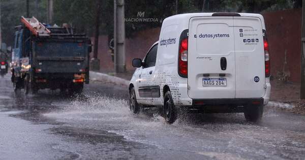 La Nación / Meteorología alerta sobre lluvias y fuertes tormentas para la tarde de este domingo