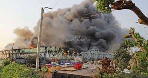 La Nación / Hospitales en alerta tras voraz incendio en Luque