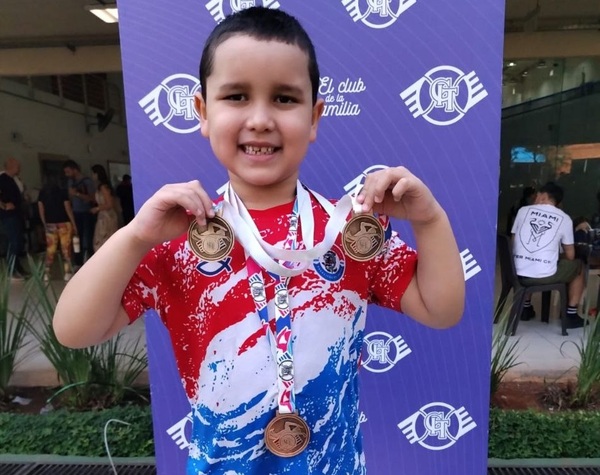 Sanlorenzano de 6 años brilla en la “Copa 44 Aniversario del CIT” con cinco trofeos » San Lorenzo PY
