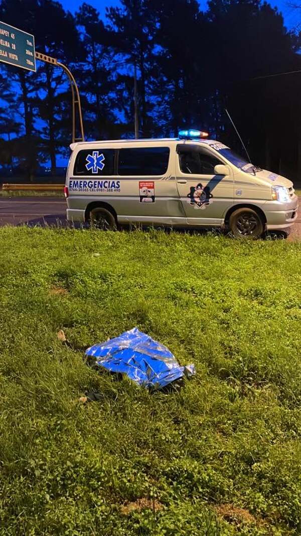 Hallan cuerpo sin vida de una mujer al costado de la Ruta PY06 en zona de Tomás Romero Pereira