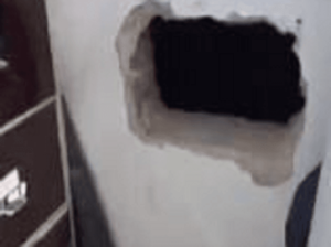 Delincuentes intentaron robar un banco a través de boquetes en San Estanislao - Noticiero Paraguay