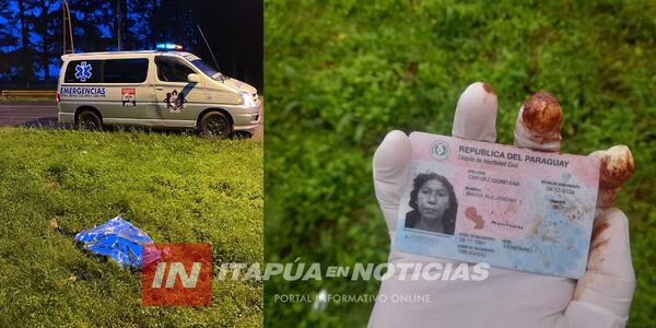 IDENTIFICAN A MUJER HALLADA SIN VIDA EN TOMÁS R. PEREIRA 