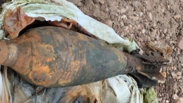Concepción: nueva granada de mortero es hallada por niños a orillas del río Paraguay - ADN Digital