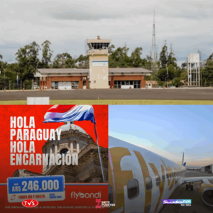 Aerolínea Flybondi confirma su regreso a Paraguay con vuelos directos entre Encarnación y Buenos Aires - «TVS DIGITAL»