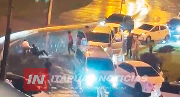 BUSCAN IDENTIFICAR A PROTAGONISTAS DE BRUTAL PELEA EN ENCARNACIÓN 