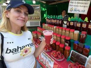 La actriz argentina Bárbara Lombardo, novia de Nico García, visitó nuestro país - Gente - ABC Color