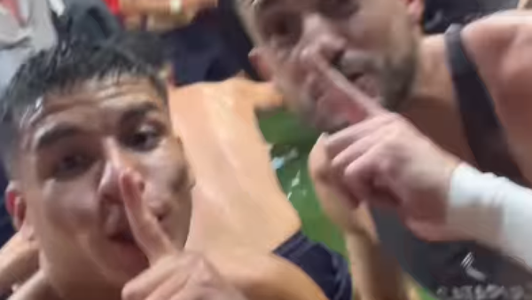 El gesto de Matías Pérez tras finalizar el superclásico