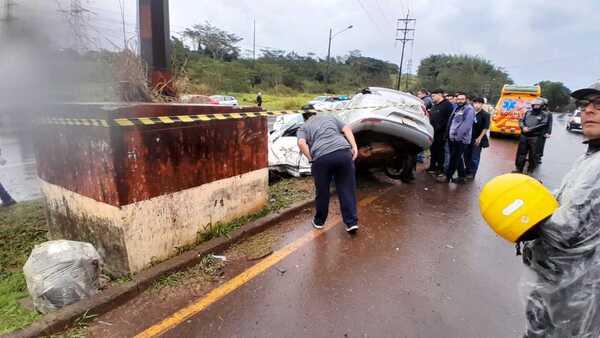 Funcionario de Itaipú muere en accidente de tránsito