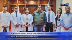 Presentaron nuevos médicos  para el Policlínico San Miguel