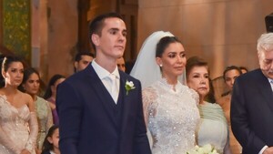 Pamela y Fernando bendijeron su unión