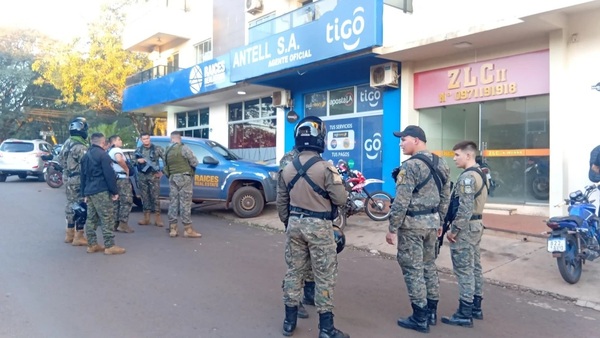 Tres imputados por intento de asalto armado a inmobiliaria en Pedro Juan Caballero