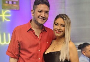 Fátima Román alentó con amor a Junior Rodríguez en el miniclásico de “La Lupa” - Teleshow
