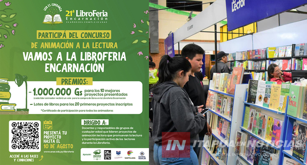 SE VIENE LA GRAN LIBROFERIA DE ENCARNACIÓN DEL 2 AL 7 DE SEPTIEMBRE