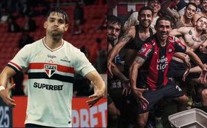 Popular / ¡Bobadilla metió un gol en Brasil y lo festejó como los de Cerro en el clásico!