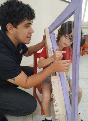 Educación musical para todos: “Arpas en Cartón” se fortalece con maestros nacionales e internacionales - Música - ABC Color