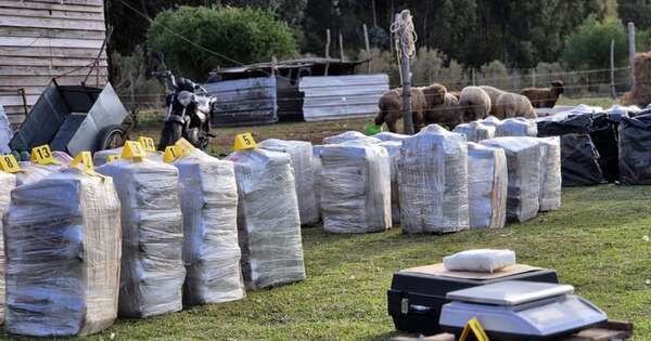 La Nación / Uruguay: caen 2 toneladas de cocaína
