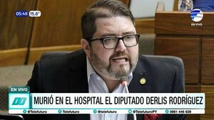 Murió en el hospital el diputado Derlis Rodríguez
