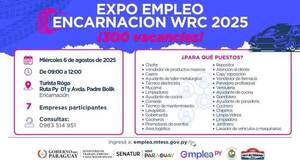 Expo Empleo Encarnación WRC ofrece 300 vacancias
