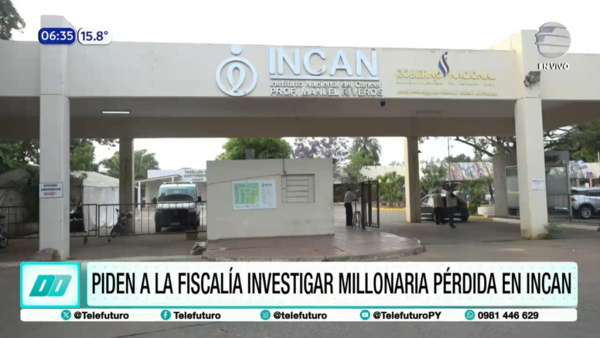 Piden a la Fiscalía investigar millonaria pérdida en INCAN