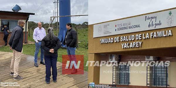 VISITA DE FUNCIONARIOS DE LA SÉPTIMA REGIÓN SANITARIA A YACAREY