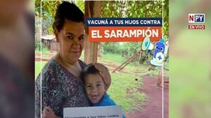 Confirman el primer caso de sarampión en San Pedro