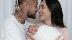 Segundo bebé de Neymar y Bruna Biancardi cumple un mes de vida