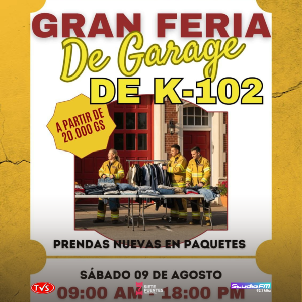 BOMBEROS VOLUNTARIOS ORGANIZAN GRAN FERIA SOLIDARIA PARA SEGUIR SALVANDO VIDAS - «TVS DIGITAL»