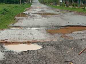 Arterias céntricas de San José de los Arroyos en pésimo estado - Noticiero Paraguay