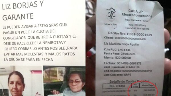 No pagó a tiempo últimas cuotas de congelador y le escracharon con barrabrava