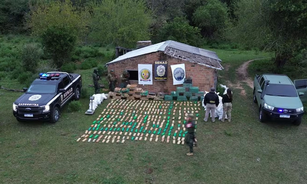 Más de una tonelada de marihuana incautada en Ñeembucú - OviedoPress