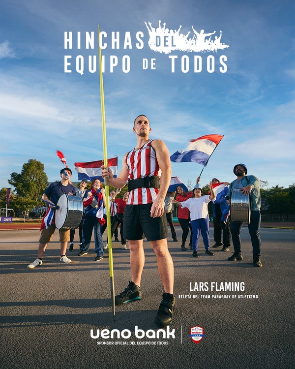 “Hinchas del equipo de todos”: ueno bank y el COP extienden su apoyo al Team Paraguay - trece