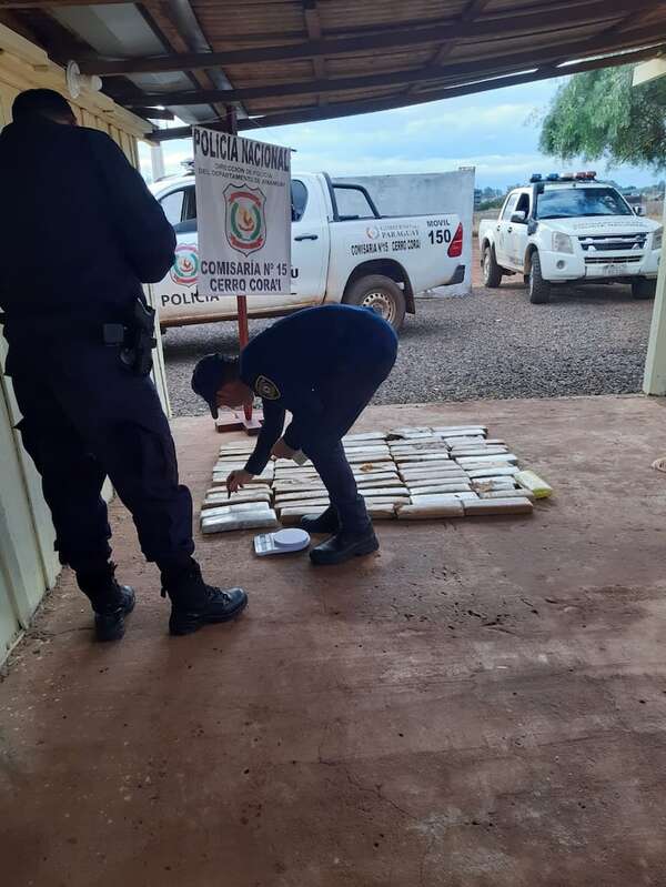 Pedro Juan Caballero: incautan marihuana dejada en un patio baldío - Nacionales - ABC Color