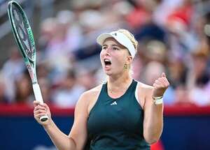 Clara Tauson logra un emotivo pase a semifinales del WTA 1000 de Canadá  - Polideportivo - ABC Color