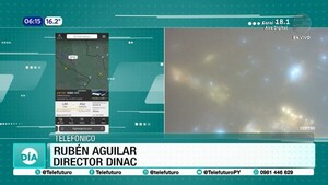 Vuelos desviados por la intensa niebla