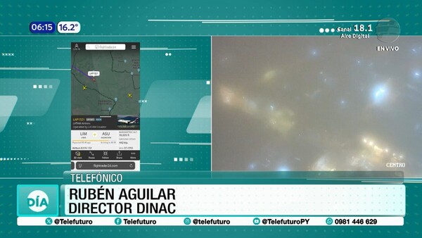 Vuelos desviados por la intensa niebla