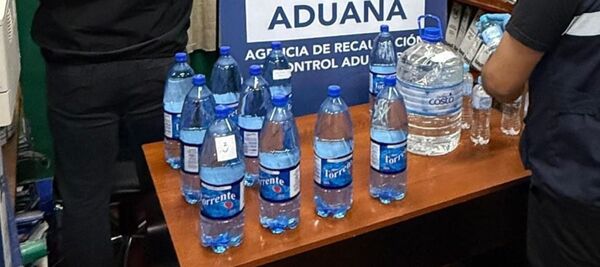  INCAUTAN CASI 50 LITROS DE KETAMINA EN EL PUENTE INTERNACIONAL