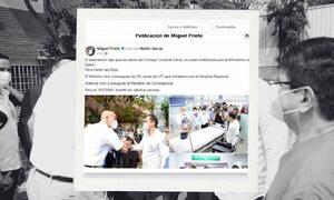 Miguel Prieto refuta acusación del interventor: “Miren las fotos” – Prensa 5
